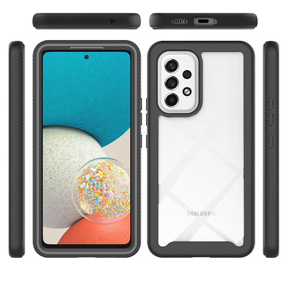 Pouzdro pro Samsung Galaxy A53 5G, Shockproof, s fólií, modré