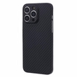 Pouzdro pro iPhone 15 Pro Max, Aramid Fiber Cover, černé