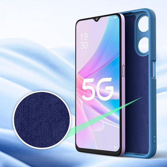 Pouzdro pro Oppo A38 4G / Oppo A18 4G, Silicone Lite, modré