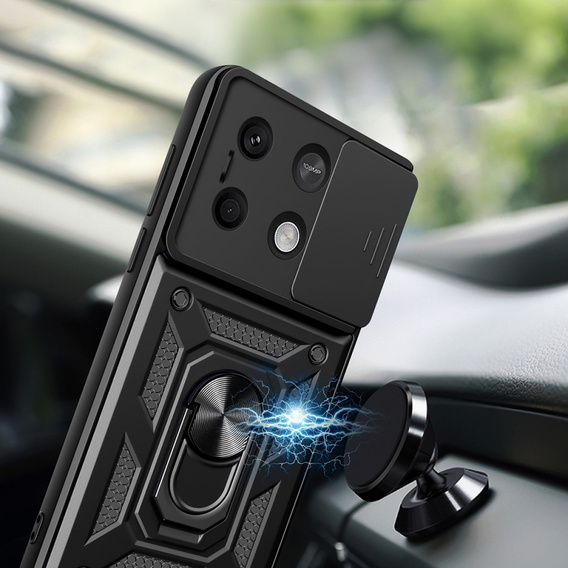 Pouzdro pro Xiaomi Redmi Note 13 5G, CamShield Slide, černé