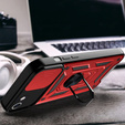 Pancéřové pouzdro pro iPhone 16E, CamShield Slide, červené + tvrzené sklo 9H