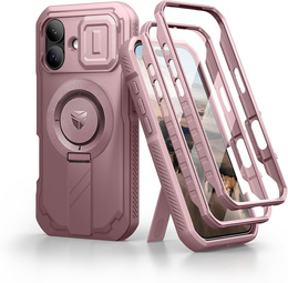 Pancéřové pouzdro Dexnor se stojánkem a spouští fotoaparátu, pro MagSafe pro iPhone 17