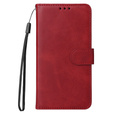 Klopové pouzdro pro Samsung Galaxy A34 5G, Leather Wallet, červené