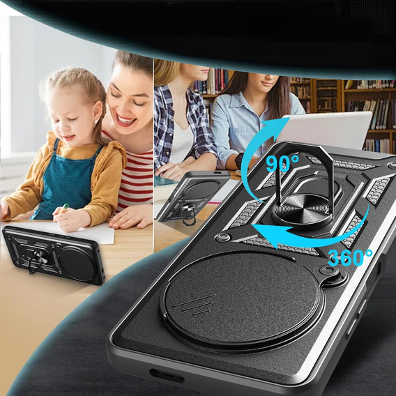 Pouzdro pro Honor Magic 7 Lite, CamShield Slide, černé