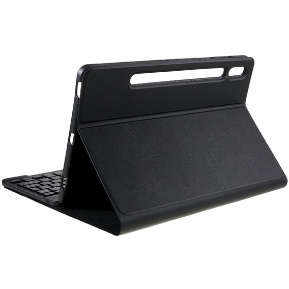 Pouzdro + klávesnice Samsung Galaxy Tab S7 T870/T875 / S8, Pen Slot, černé