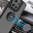 Pouzdro pro Motorola Moto G15 / Motorola Moto G15 Power, Frosted Ring, černé