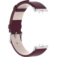 Kožený řemínek pro Samsung Galaxy Fit 3, bordó