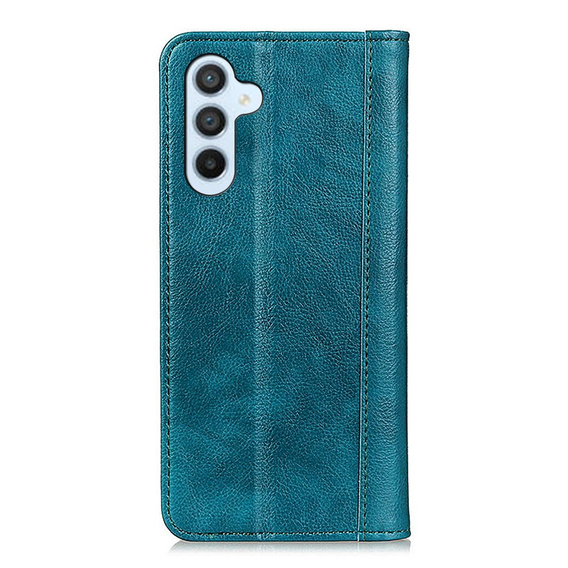 Pouzdro pro Samsung Galaxy A36 5G, Wallet Litchi Leather, zelené