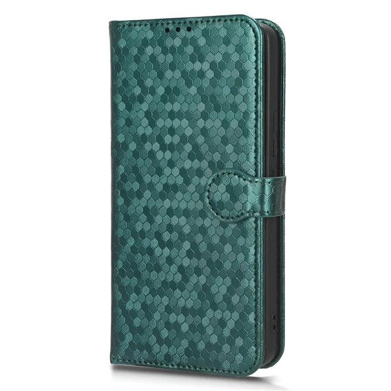 Flipové pouzdro pro Realme C71, Wallet Rhombus, zelené
