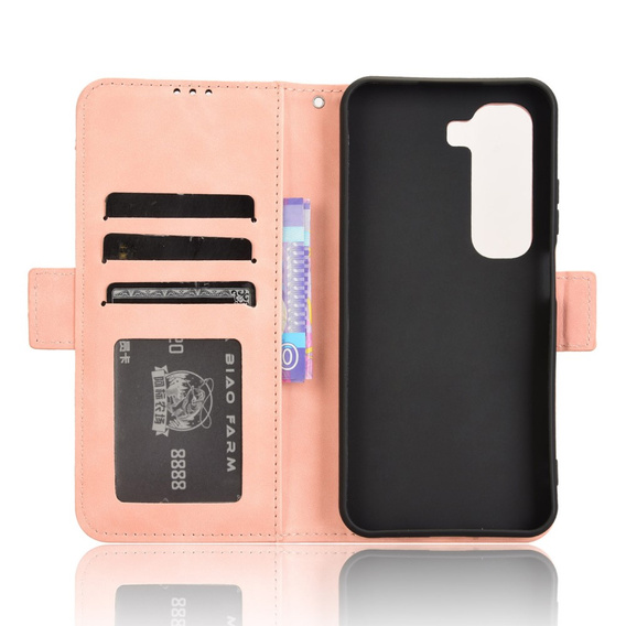 Klopové pouzdro pro Infinix Hot 50 4G, Card Slot, růžové