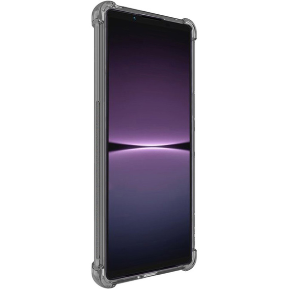 IMAK pouzdro pro Sony Xperia 1 V, Dropproof, transparentní / černé