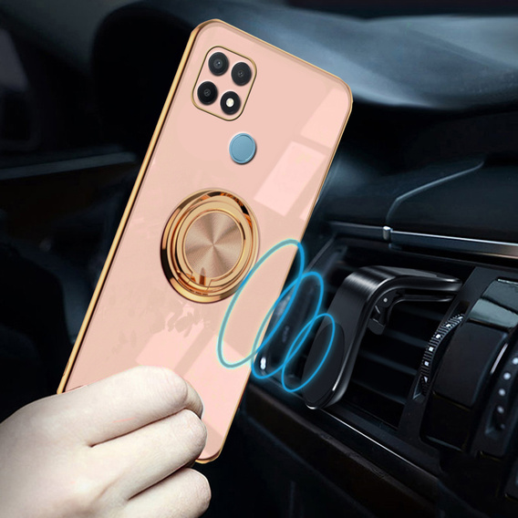 Pouzdro pro Oppo A15 / A15s, Electro Ring, růžové