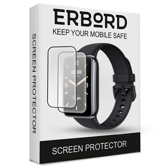 2x hybridní sklo ERBORD pro Xiaomi Smart Band 8 Pro