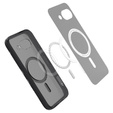 Pouzdro MagSafe Spigen pro Google Pixel 9A, Ultra Hybrid, matný / černý + 9H tvrzené sklo