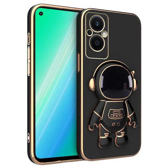 Pouzdro pro Oppo Reno7 Lite 5G, Astronaut, černé