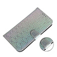 Klopové pouzdro pro Oppo A17, Wallet mandala, šedé