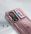 Pancéřové pouzdro pro Samsung Galaxy S24 FE, Dexnor Full Body (Two Frames), růžové rose gold