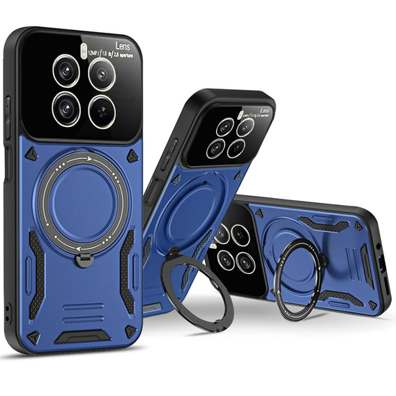 Obrněné pouzdro pro Realme 12 Pro 5G / 12 Pro+ 5G, Magnetic Ring, modré