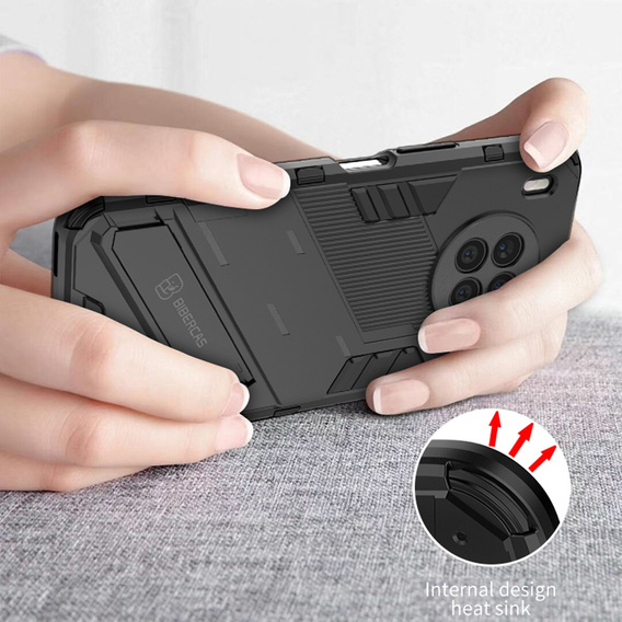 Pouzdro pro Huawei Nova 8i /Honor 50 Lite, Military kickstand, modré