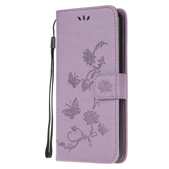 Klopové pouzdro pro Motorola Moto G10 / G30, Butterfly, modré