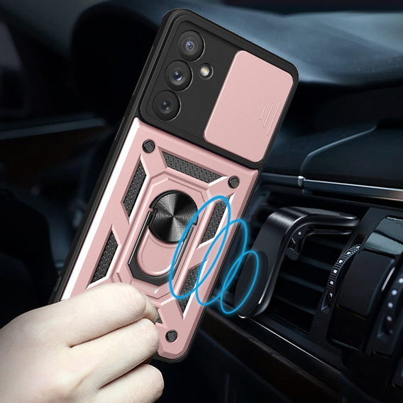Pouzdro pro Samsung Galaxy A54 5G, CamShield Slide, růžové