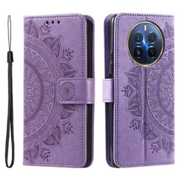 Klopové pouzdro pro Realme 12 Pro 5G / 12 Pro+ 5G, Mandala, fialové