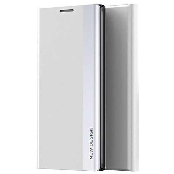 Klopové pouzdro pro Samsung Galaxy M53 5G, Side Magnetic, bílé