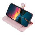 Klopové pouzdro pro Motorola Moto G04 / G24 / G24 Power, Wallet Zipper Pocket, růžové