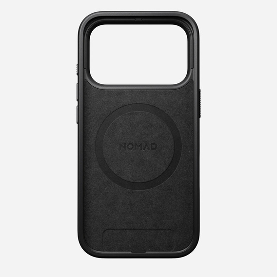 Pouzdro Nomad pro iPhone 17 Pro, moderní kožené pouzdro, černé