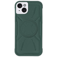 Pouzdro pro iPhone 15 Plus, ERBORD Armor Mag, zelené