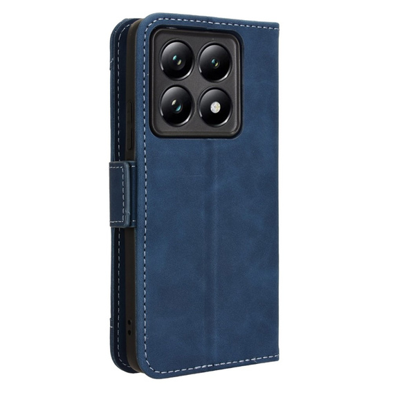 Klopové pouzdro pro Xiaomi 14T Pro, Card Slot, námořnicky modré