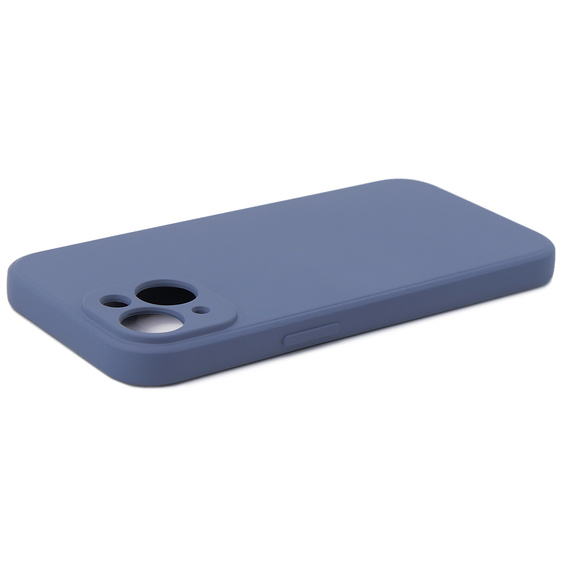 Pouzdro pro iPhone 15 Plus, Silicone Lite, šedé