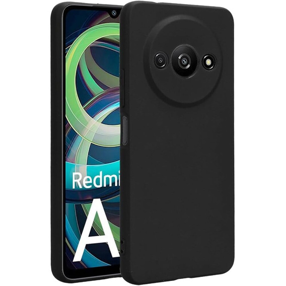 Tenké pouzdro pro Xiaomi Redmi A3, Slim, černé