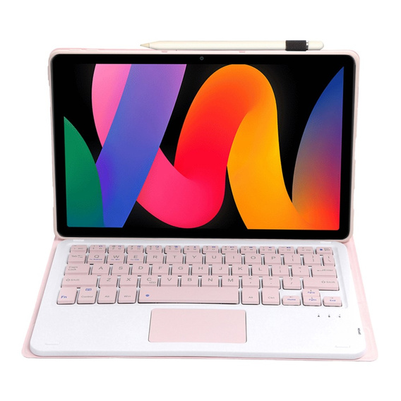 Pouzdro + klávesnice Xiaomi Redmi Pad SE 11", TouchPad, růžové
