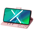 Klopové pouzdro pro Infinix Zero 30 5G, Butterfly, růžové rose gold