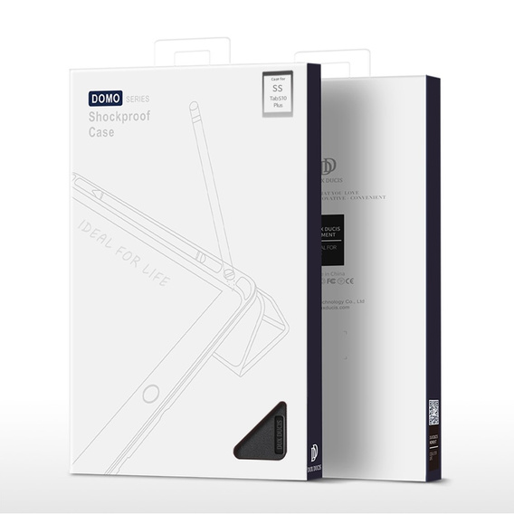 Pouzdro pro Samsung Galaxy Tab S10+ Plus, Dux Ducis Domo, černé