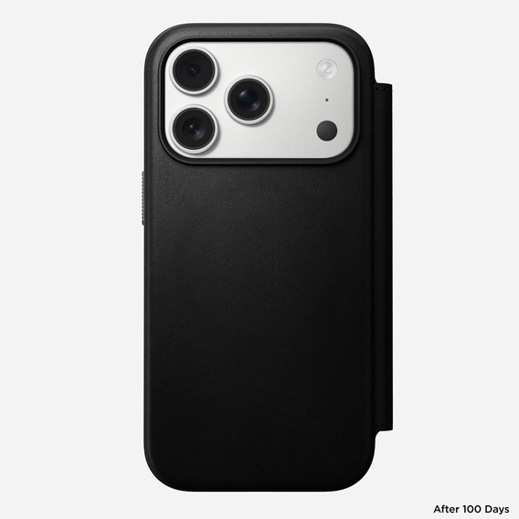 Pouzdro Nomad pro iPhone 17 Pro, Modern Leather Folio, černé