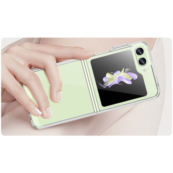 Pouzdro pro Samsung Galaxy Z Flip 5 5G, Fusion Hybrid, průhledné