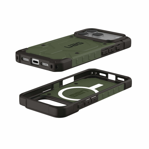 Pouzdro Urban Armor Gear pro iPhone 17 Pro Max, Pathfinder MagSafe, olivová barva
