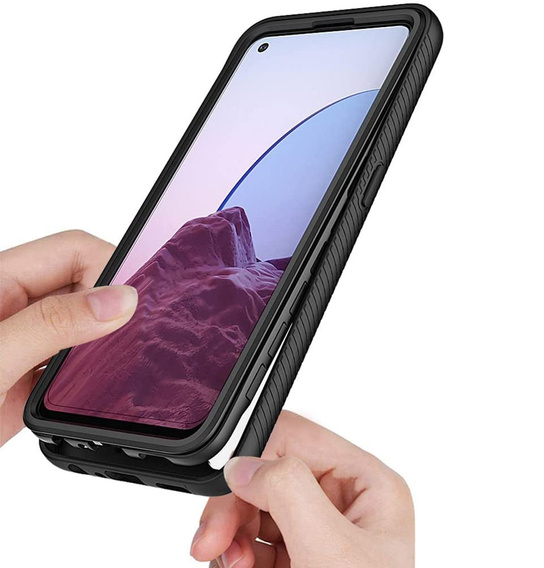 Pouzdro pro Oppo Reno7 Lite, Shockproof, s fólií, modré