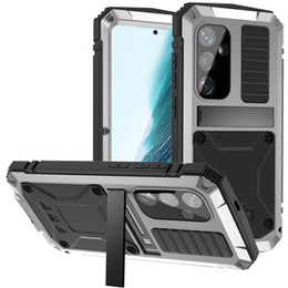 Pancéřové pouzdro pro Samsung Galaxy S24+ Plus, R-JUST, stříbrné