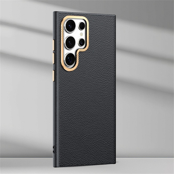 Kožené pouzdro pro Samsung Galaxy S25 Ultra, leather hybrid, černé
