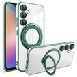 Magnetické pouzdro pro Samsung Galaxy A36 5G, pro MagSafe, zelené