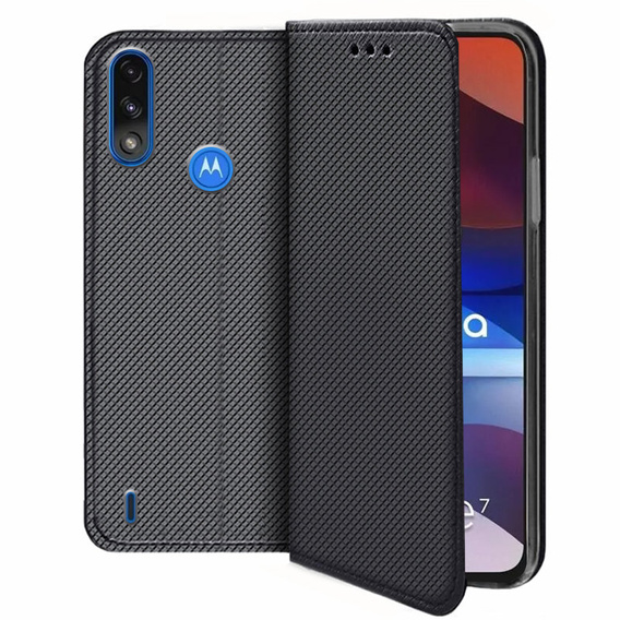 Klopové pouzdro pro Motorola Moto E7 Power / E7i Power, Smart Magnet, černé