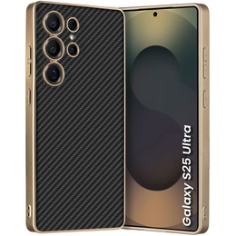 Pouzdro pro Samsung Galaxy S25 Ultra, GKK Leather, carbon černé