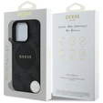 Pouzdro Guess 4G Circle s klasickým logem, pro MagSafe pro iPhone 16 Pro
