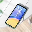 Pouzdro pro Samsung Galaxy A15, Silicone Lite, tmavě zelené + 9H sklo