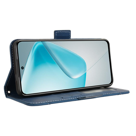 Klopové pouzdro pro Infinix Hot 50 Pro+ 4G, Card Slot, námořnicky modré