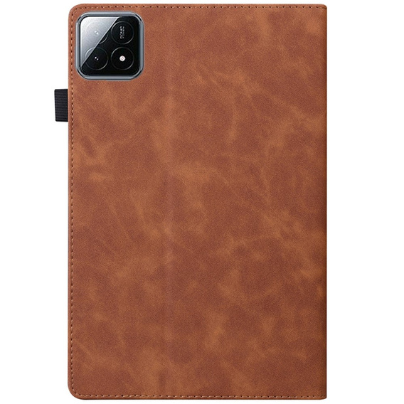 Pouzdro pro Xiaomi Pad 7, Classic, s prostorem pro stylus, hnědé