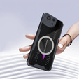Pouzdro pro ASUS ROG Phone 8 Pro, s magnetickou fólií, transparentní / černé